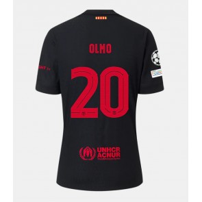 Billiga Barcelona Dani Olmo #20 Bortatröja 2024-25 Kortärmad